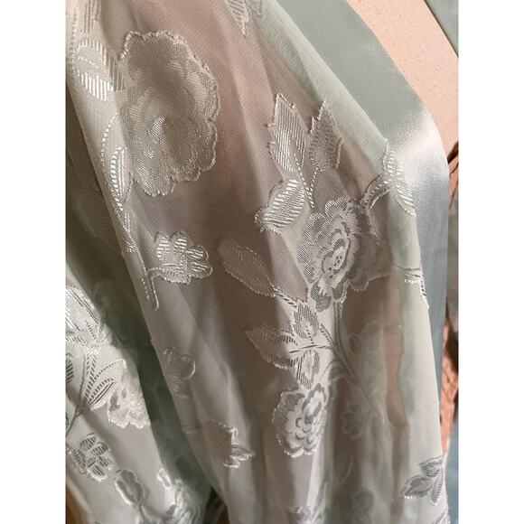 Vintage robe in ice blue, one size - Picture 5 of 5